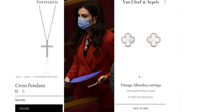 «Слуга народа» Ольга Коваль показала дорогие украшения