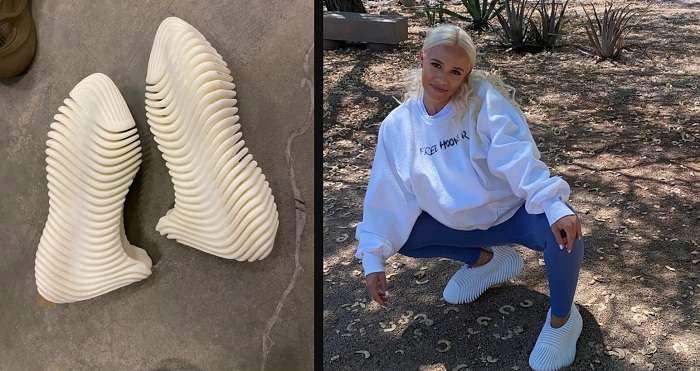 Канье Уэст представил новые необычные кроссовки