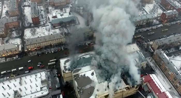 Россия обвинила в трагедии в «Зимней вишне» пожарного