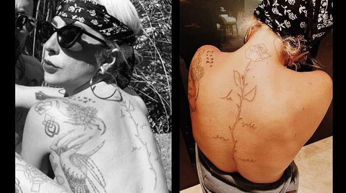 Lady Gaga сделала новые татуировки