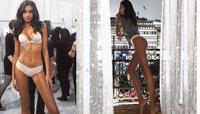 «Ангел» Victoria’s Secret показала длинные ноги