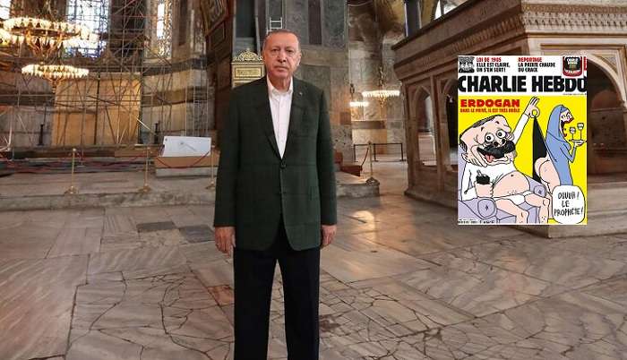 Charlie Hebdo помістило на обкладинку карикатуру Ердогана