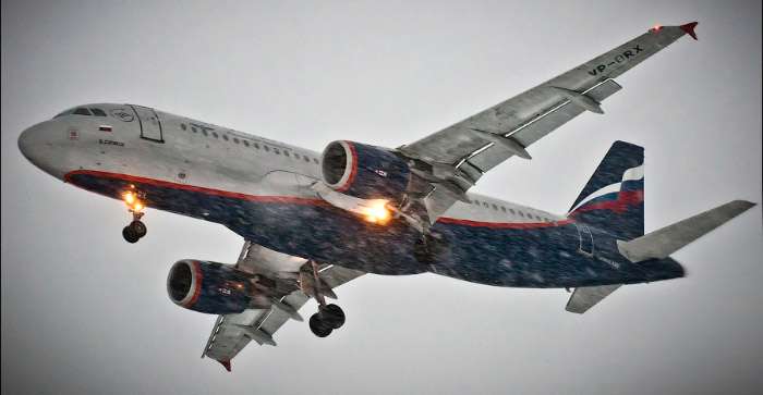 В Омську екстрено приземлився літак «Аерофлоту»