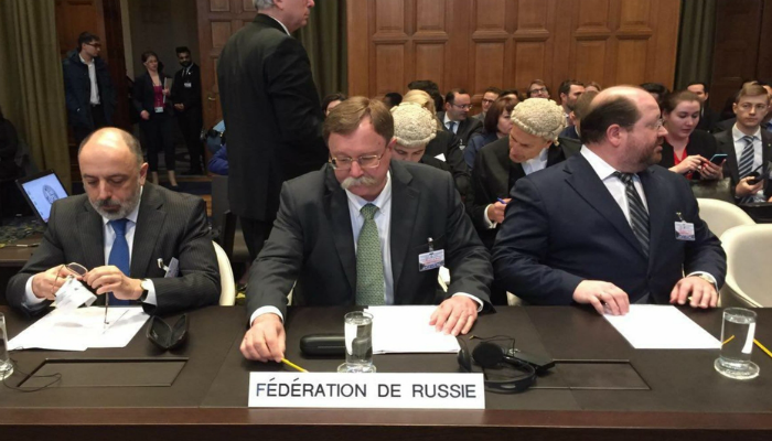 Россия в Гааге обвинила Украину и СССР в поставках оружия «повстанцам» на Донбассе