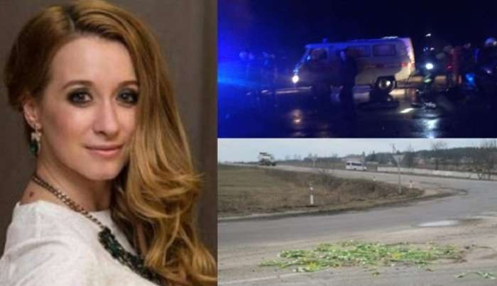 На Волыни женщины собрали сотни цветов с места ДТП