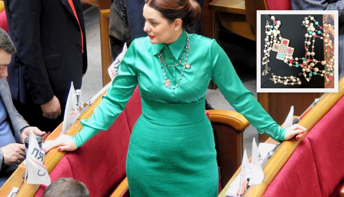 В ВРУ появилась новая модница с украшением за $3000