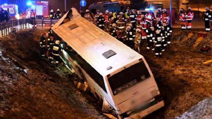 У Польщі сталась чергова ДТП за участю українського автобуса