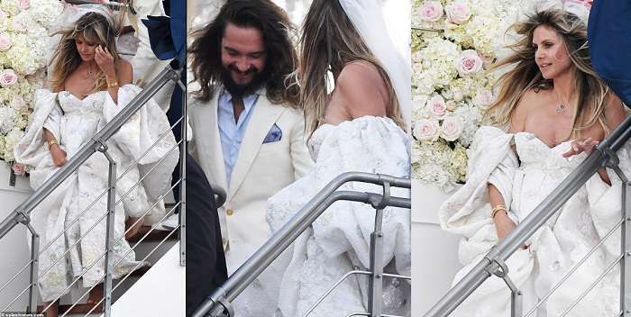 Хайди Клум и Том Каулиц устроили вторую свадьбу