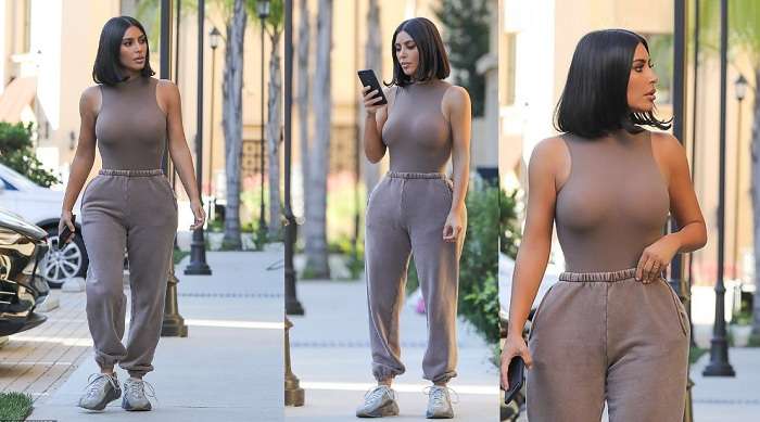 Кардашян показала, как обходится без белья