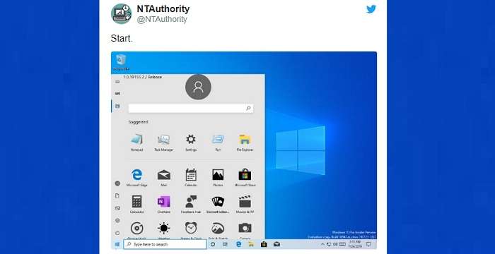 В Microsoft показали новое меню «Пуск» Windows 10