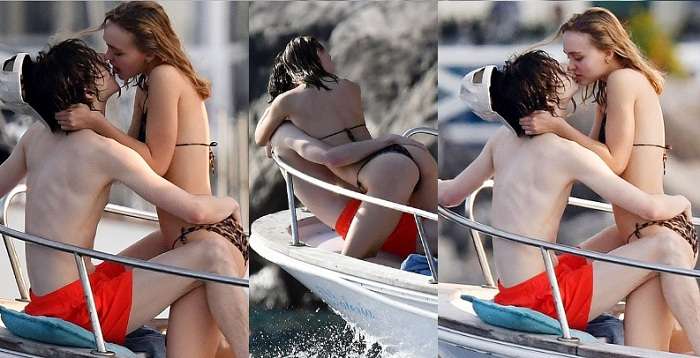 Дочь Джонни Деппа заметили в жарких объятиях с парнем