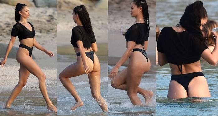 Шанина Шейк продемонстрировала фигуру в «сумо-купальнике»