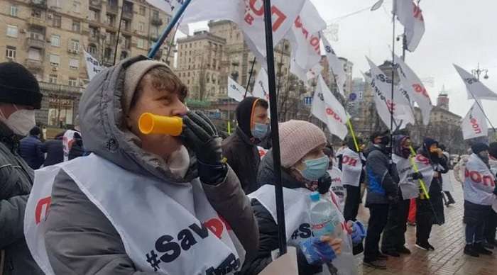 У Києві стартував протест проти локдауну