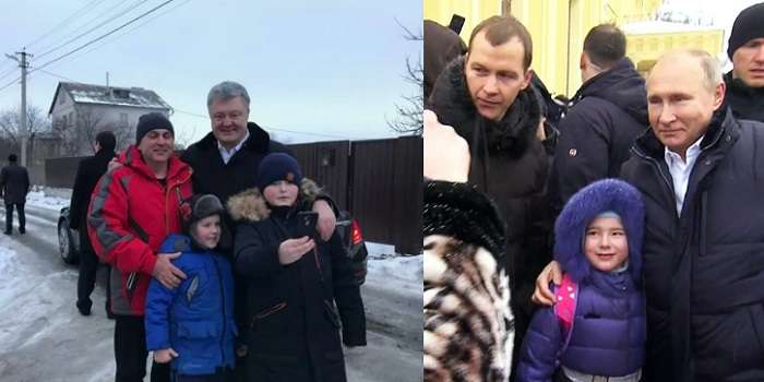 Порошенко повторил фокус Путина с плачущим ребенком