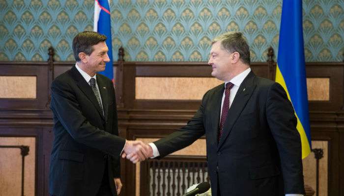 Порошенко провів зустріч з президентом Словенії