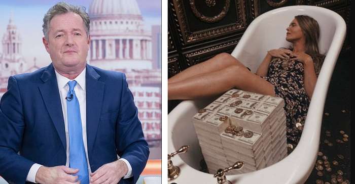 Жена редактора детской газеты показала, как купается в деньгах