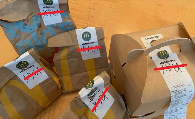 McDonald’s «порадував» працівників ВРУ пакунками з нецензурними словами