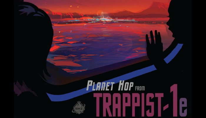 NASA посвятило «Сестре Солнечной системы» серию постеров