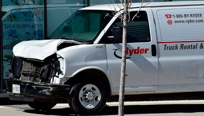 В Торонто автомобиль наехал на пешеходов, 10 погибших