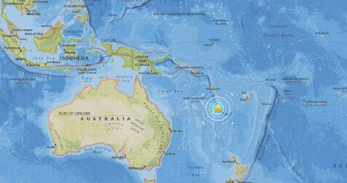 Острова Новой Каледонии всколыхнуло мощное землетрясение