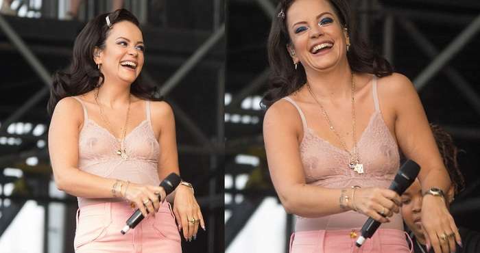 Лили Аллен удивила откровенным нарядом