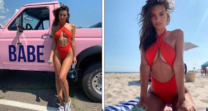 Красавица Ратаковски показала новый купальник