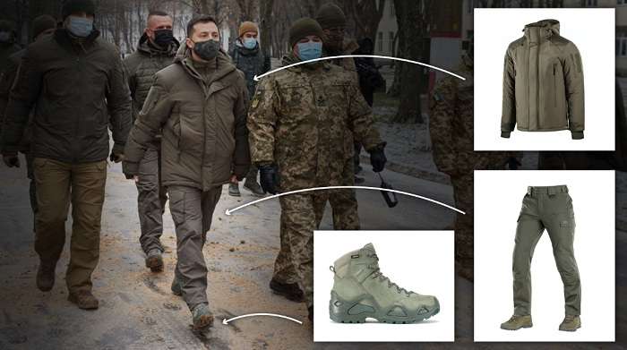Названа стоимость военного образа Зеленского