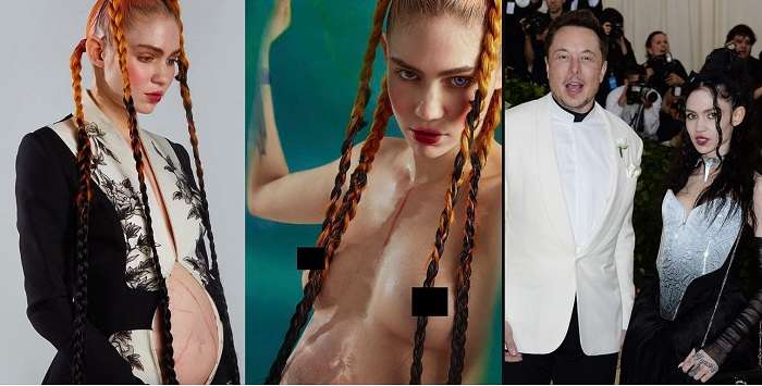 Девушка Илона Маска показала странные фото