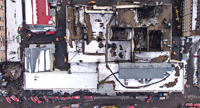 В России снесут ТЦ «Зимняя вишня»