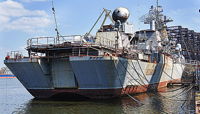Минобороны оставит ракетный крейсер «Украина» недостроенным