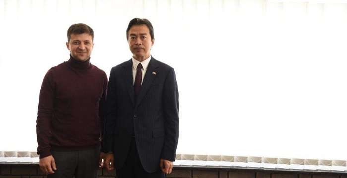 Новий президент України зустрівся з послом Китаю