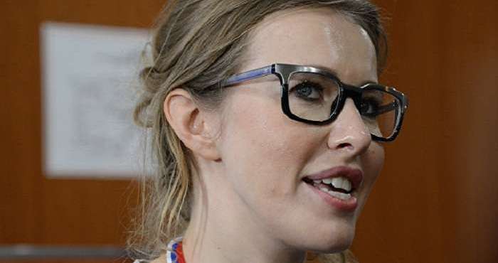 В Киев приехала Ксения Собчак