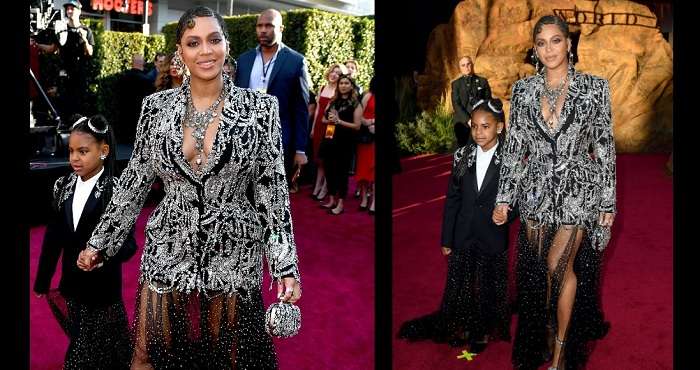 Бейонсе удивила роскошным нарядом