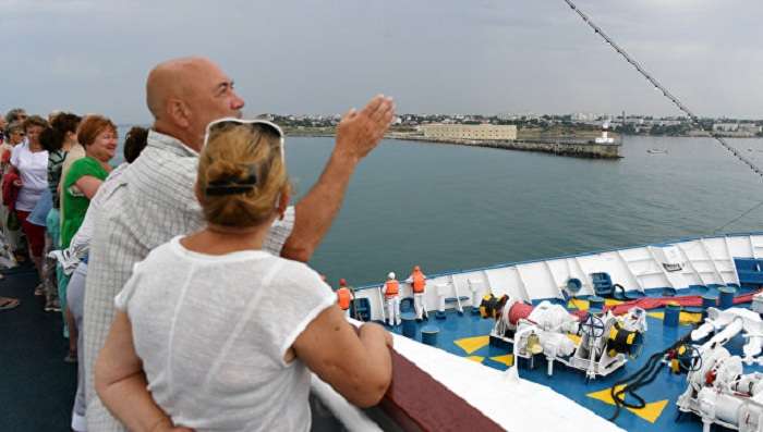 Крымские оккупанты похвастались украинскими туристами