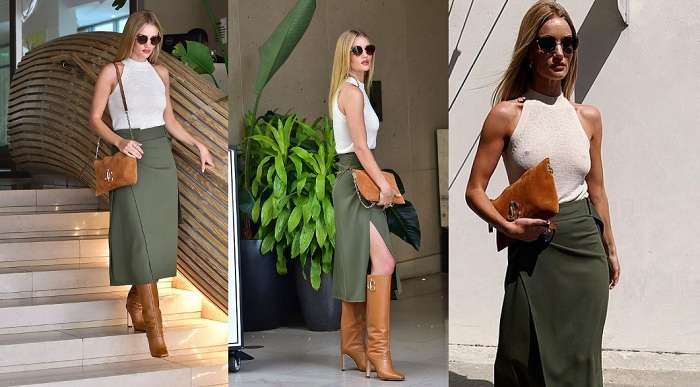 Жена Стэтхэма показала обольстительный топ