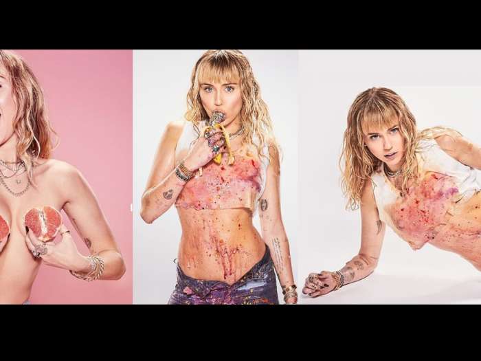 Майли Сайрус удивила сладкой фотосессией