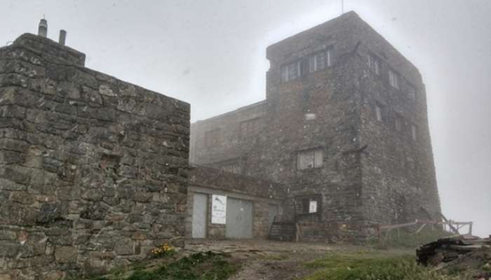 В Украине выпал летний снег