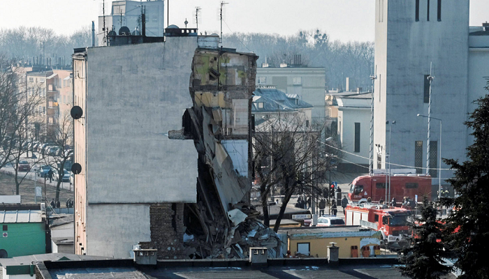 В Польше обрушился жилой дом, есть погибшие