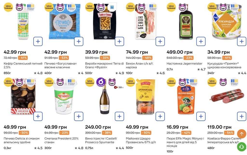 Цінотижики в «Сільпо» 13–20 листопада: найвигідніші пропозиції тижня