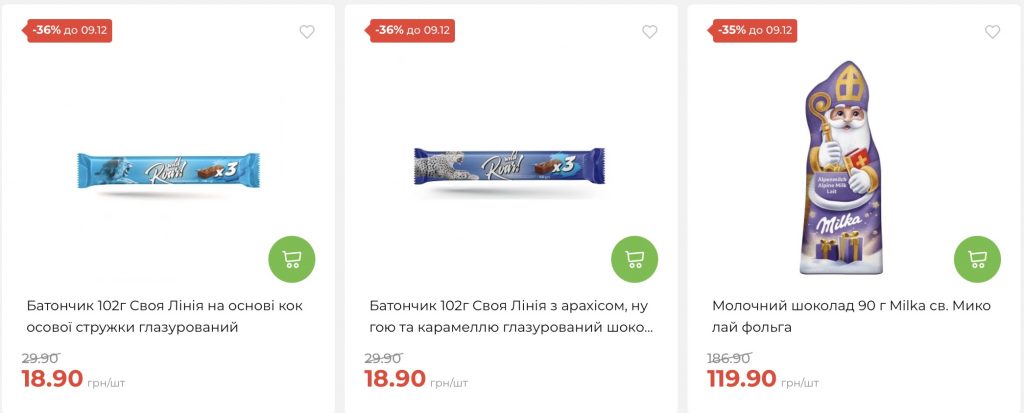 Новорічні знижки в АТБ з 3 по 9 грудня — святкові подарунки за вигідними цінами