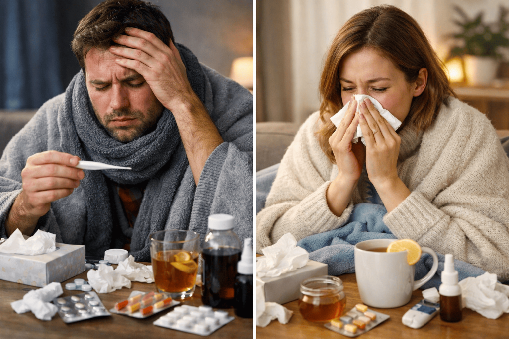 Як відрізнити грип від застуди та коли потрібно терміново викликати швидку допомогу Як відрізнити грип від застуди та коли потрібно терміново викликати швидку допомогу