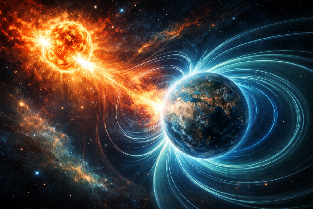 Коли будуть найсильніші магнітні бурі 27–28 березня: небезпечні години і Kp-індекс