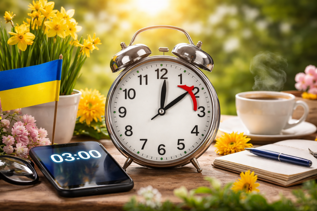 Переведення годинника на літній час 2026: коли і як правильно зробити