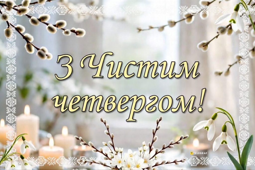 З Чистим четвергом 2026: красиві привітання своїми словами для рідних, друзів і колег