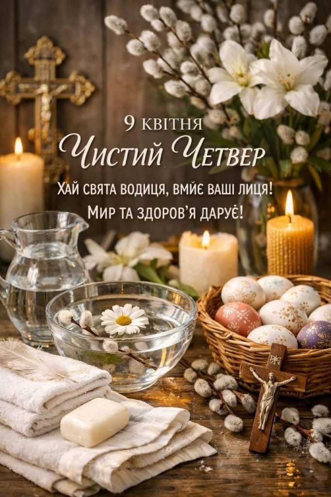 З Чистим четвергом 2026: красиві привітання своїми словами для рідних, друзів і колег