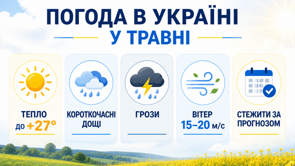 Дощі та грози повертаються в Україну: як зміниться погода найближчими днями