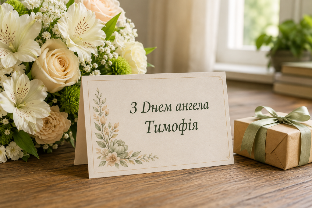 День ангела Тимофія 2026: найкращі привітання у прозі, віршах і листівках День ангела Тимофія 2026: найкращі привітання у прозі, віршах і листівках