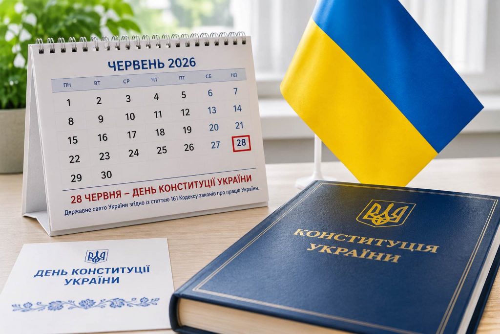 День Конституції України 2026: як святкуватимуть і чи буде вихідний 29 червня