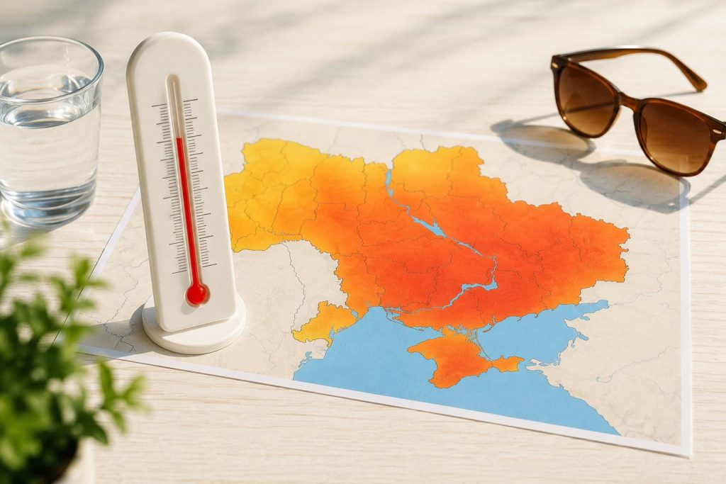 Спека накриє Україну 27–28 червня: прогноз погоди по регіонах і великих містах