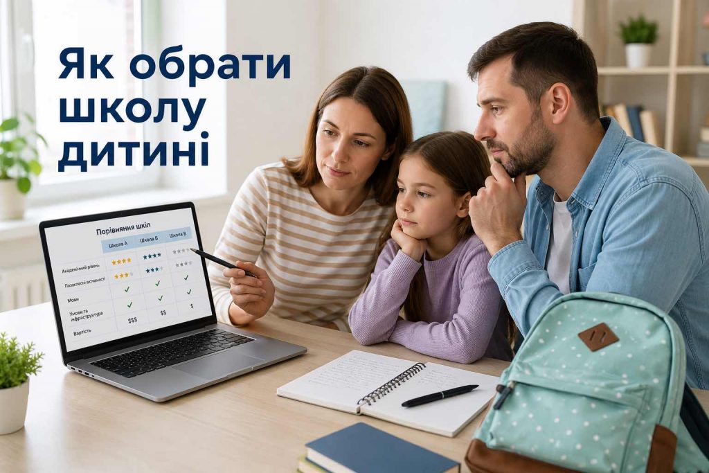 Як вибрати школу в Києві у 2026 році: повний гід для батьків першокласників